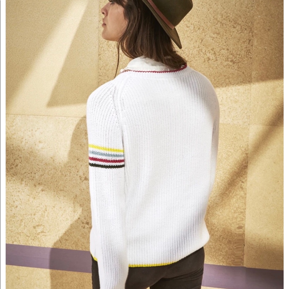 Cozy white sweater